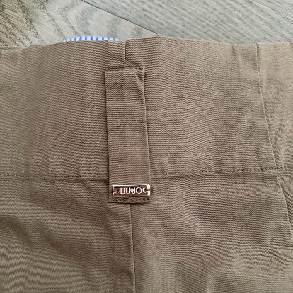Liu Jo Milano High Waist Wide Leg Trouser Palazzo Pants Camel IT 38 XS - Picture 4 of 16